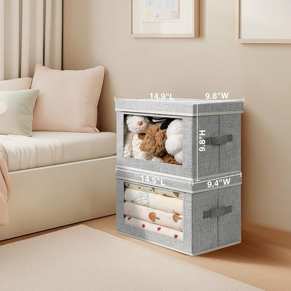 Homsorout Storage Boxes with Lids - Image 2
