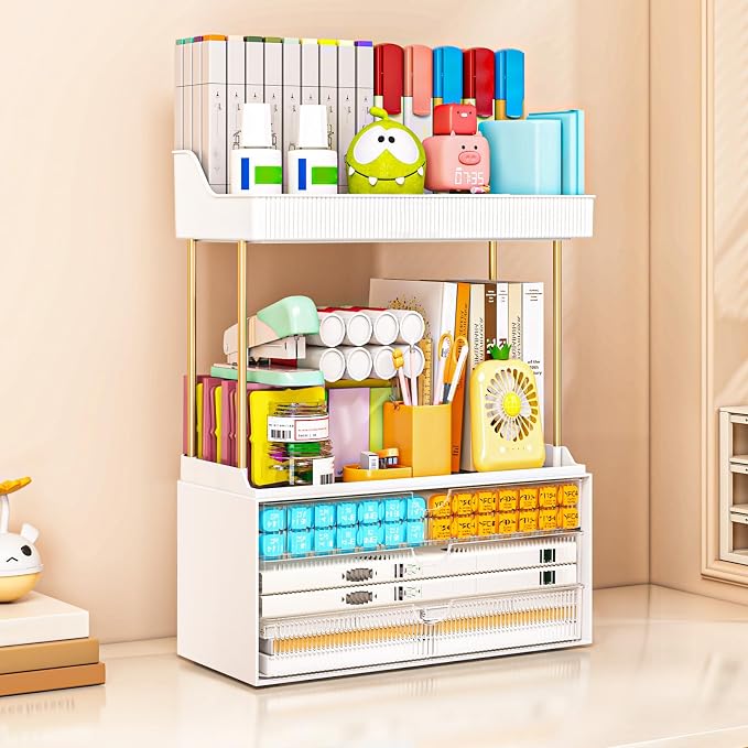 caktraie 2 Pack Bathroom Counter Organizer - Image 5