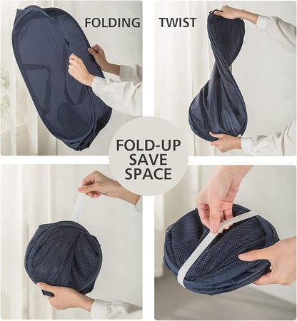 Sturdy Mesh Laundry Hamper Basket Bag, Pop up Basket - Image 6