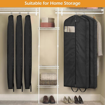 MISSLO 65" Gusseted Hanging Garment Bags - Image 4