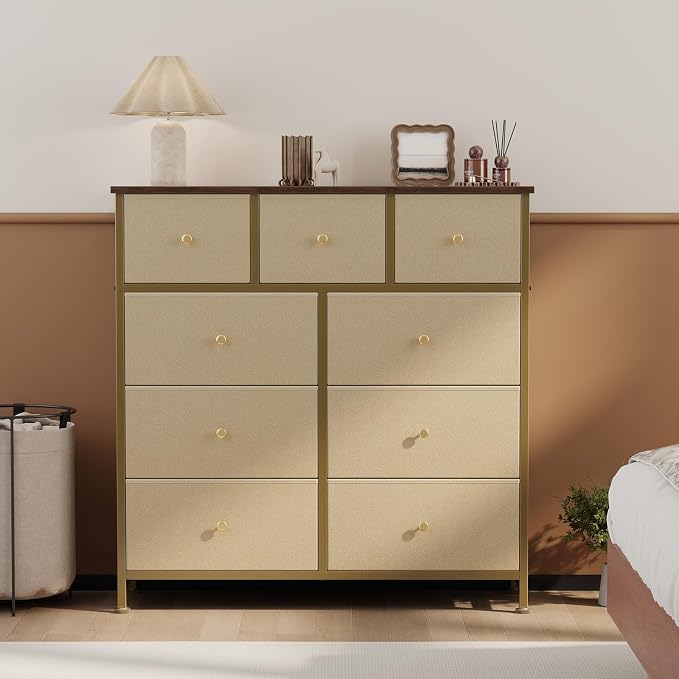 OLIXIS 9 Drawer Tall Dresser for Bedroom, Closet Organizers and Storage | - Image 2