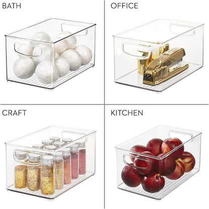 iDesign Stackable Storage Bins for Kitchen or Pantry, 4 Different Sizes - Image 8
