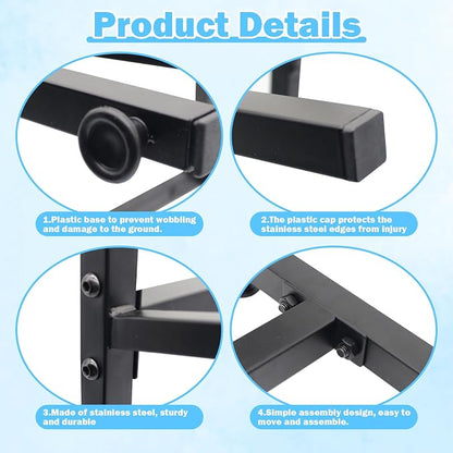 Skateboard Rack, 3-Layer Skateboard Stand, Snowboard Wall Mount, Skateboard - Image 4