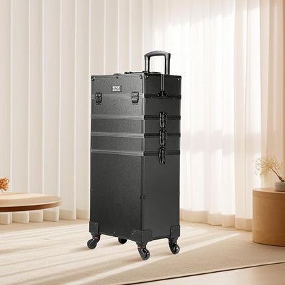VEVOR Makeup Train Case Professional Makeup Storage Organizer Box Make Up - Image 8