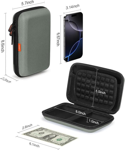 Gray-Green Hard Shell Carrying Case - Image 3