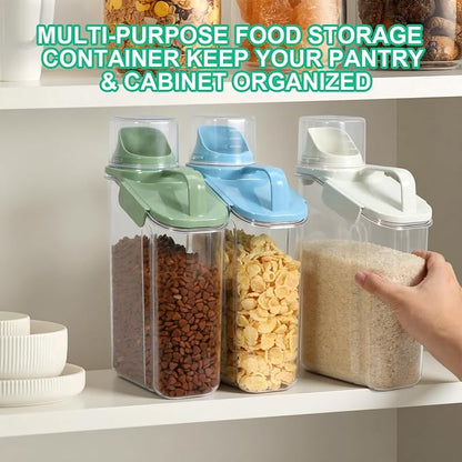 TBMax 2 Pack Rice Container Cereal Storage Container 3.2 Quarts, Kitchen Pantry - Image 6
