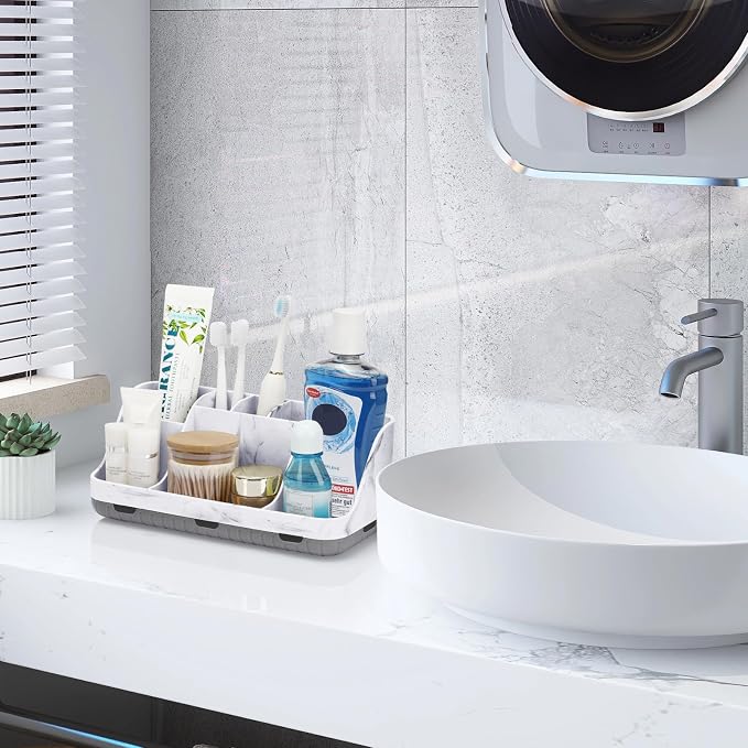 Marble Bathroom Countertop Organizer - Image 6