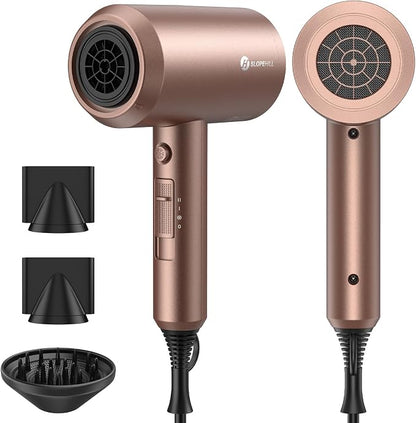 slopehill Professional Ionic Hair Dryer, Powerful 1800W Fast Drying Low Noise by slopehill