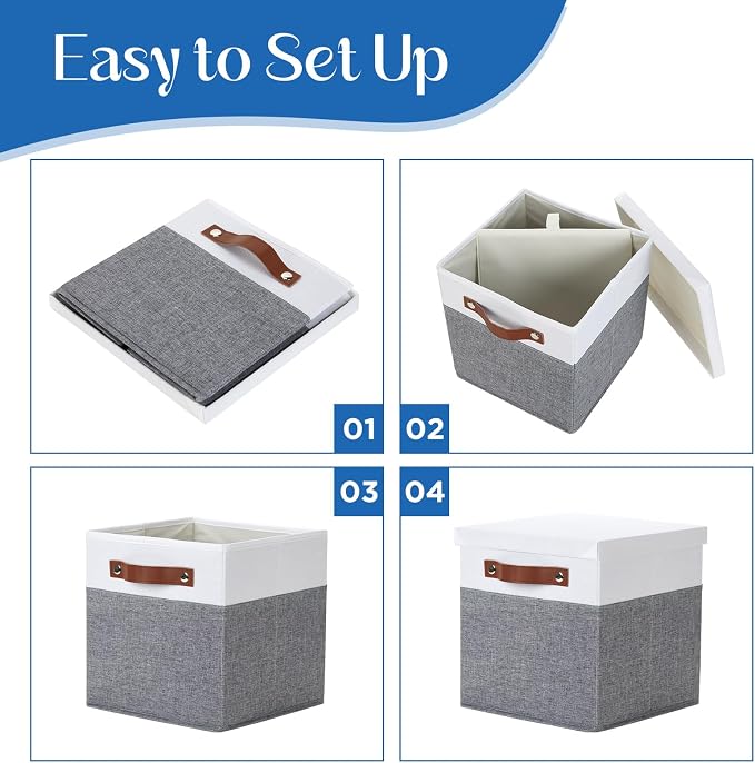 Temary Foldable Fabric Storage Bins - Image 7