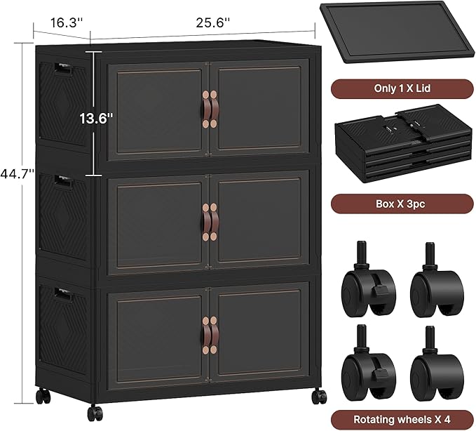 752QT Extra Large Stackable Storage Bins - Image 2