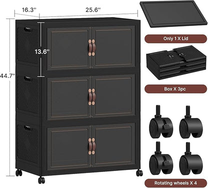 752QT Extra Large Stackable Storage Bins - Image 2