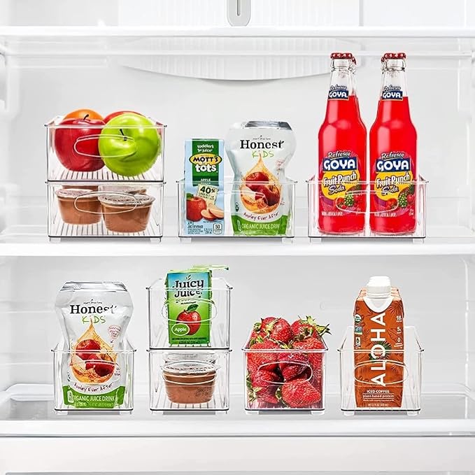 Sorbus Stackable Refrigerator Organizer Bins - Image 2