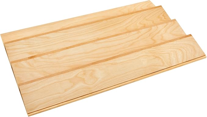 Rev-A-Shelf 36" 3 Tiered Seasoning Organizer, Trim-to-Custom-Fit Wooden Kitchen by Rev-A-Shelf