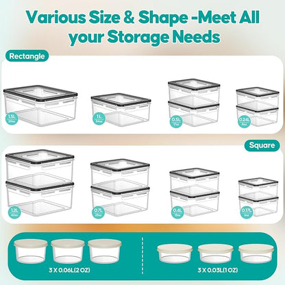 TOPCHASE 40 PCS Food Storage Containers - Image 2