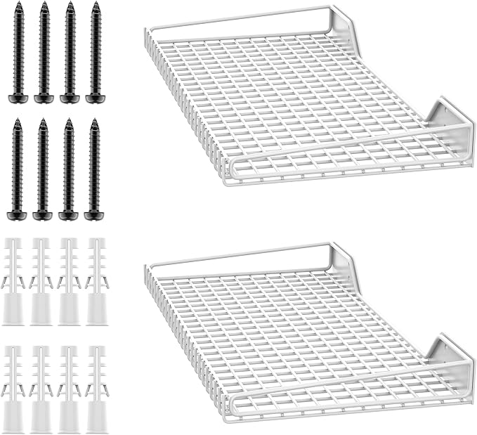 TORACK 2 Pack Wall Mounted Storage Shelves, 23.5" x 12" Wall Shelf by TORACK