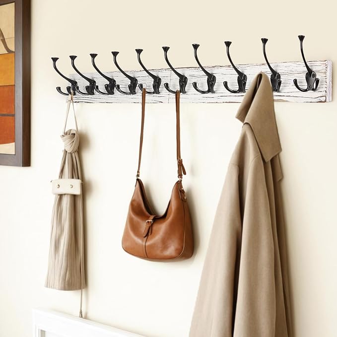 IBosins 34'' Coat Rack Wall Mount - Image 3