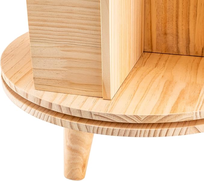 2 Tier Rotating Bookshelf - Image 8