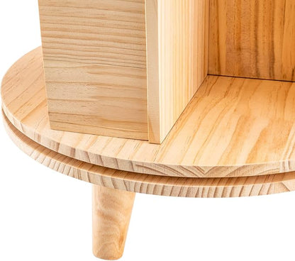 2 Tier Rotating Bookshelf - Image 8