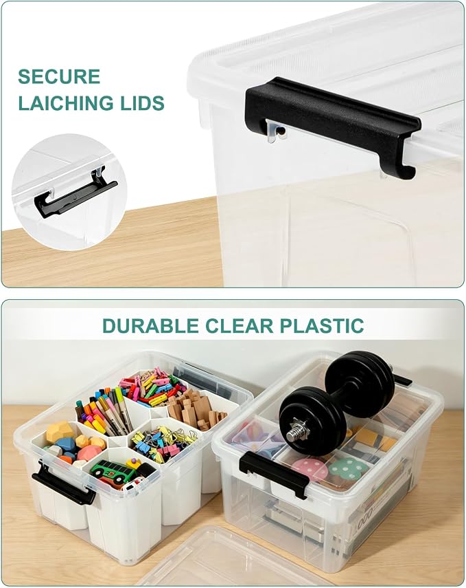 EOENVIVS Clear Storage Tote - Image 5