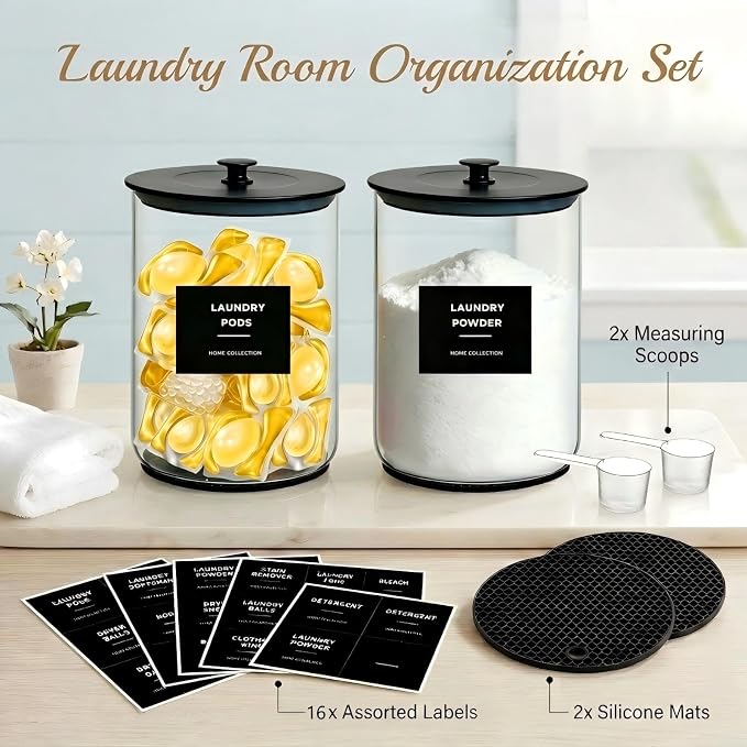 1 Gallon Glass Laundry Detergent Dispenser - Image 4