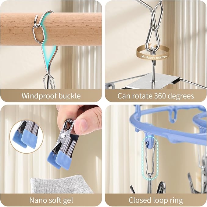 PHYDELU Drying Rack Clothing - Image 3