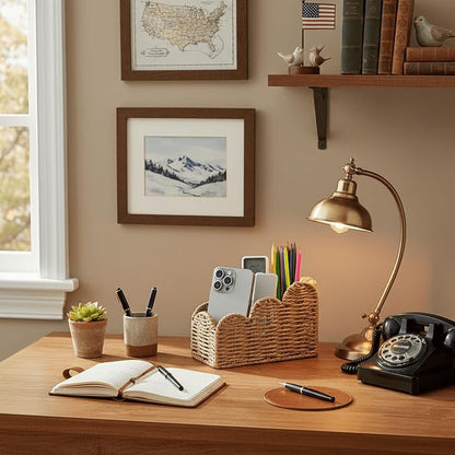 CubesLand Bedside Table Desk Organizer Caddy, Remote Pen&Pencil Holder Cup - Image 3