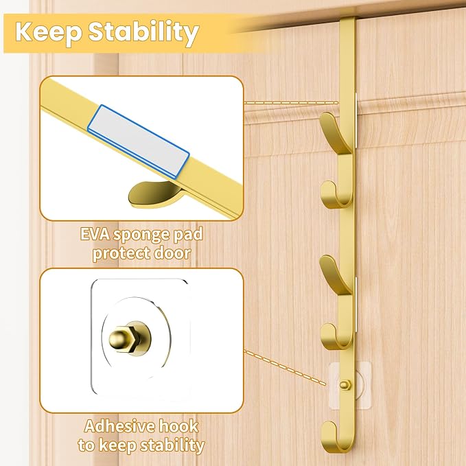 Over The Door Hooks, Metal Door Hooks - Image 5