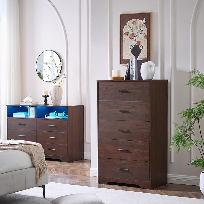 LIDYUK Dresser for Bedroom, Wood Dresser - Image 4