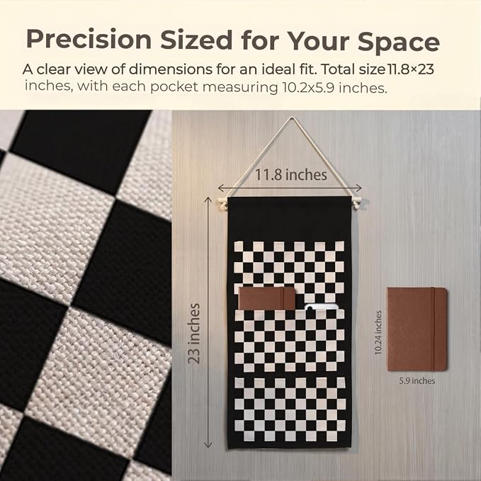 IAXIC Canvas Wall Hanging Organizer - Image 3