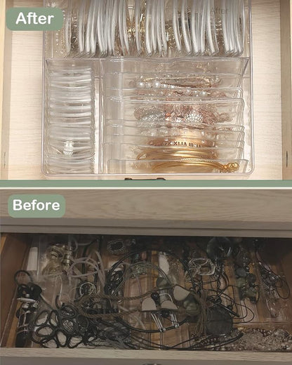 2 Pack 4 In 1 Acrylic Jewelry Organizers and Storage - Image 8