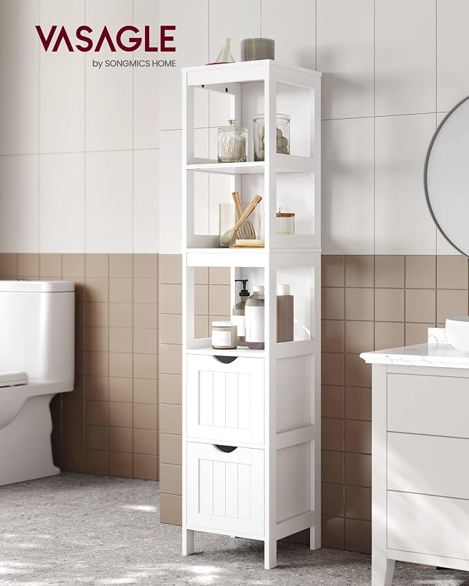 VASAGLE Storage Cabinet, Storage Organizer Rack Stand - Image 2