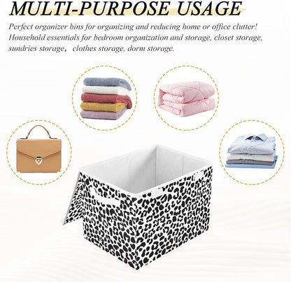 Storage Bins with Lids Storage Containers Storage Box with Handles Storage - Image 5