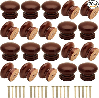 20Pcs Wood Dresser Knobs by Cangder