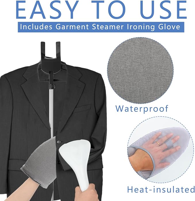 Garment Steamer Rack & Garment Ironing Glove - Image 4