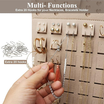 Resovo Hanging Earrings Organizer, Earring Holder & 20 Hooks, Holds Up To 300 - Image 5