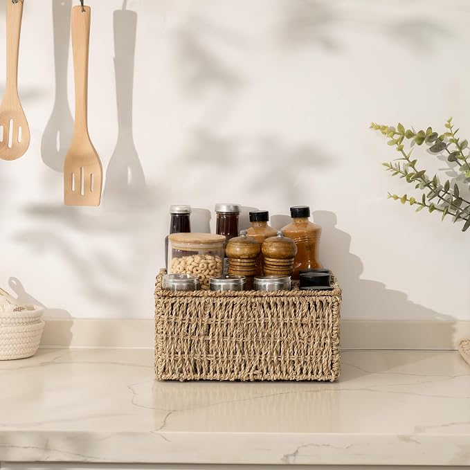 StorageWorks Wicker Silverware Organizer - Image 6