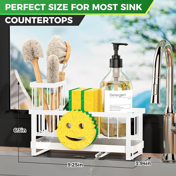 Sponge Holder for Kitchen Sink, Sink Caddy - Image 2