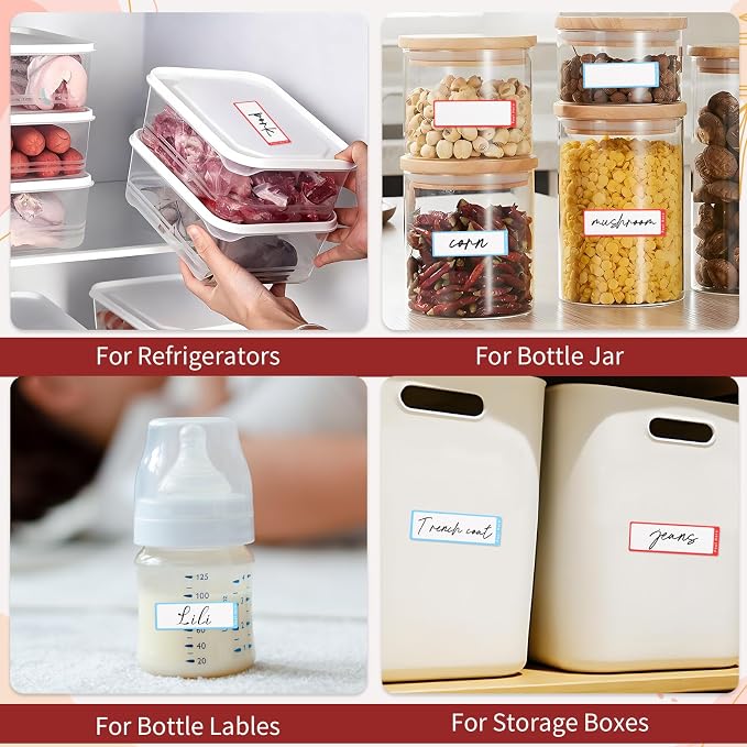 1000 Food Labels, Removable Freezer Labels - Image 5