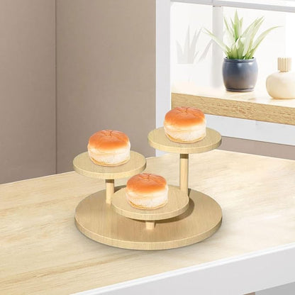 Display Riser Stand Cake Stand Tiered High and Low Ladder Sturdy Countertop - Image 4