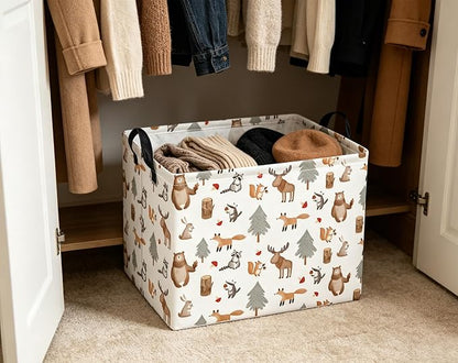 Rectangular Valentines Basket for Women Girls Storage Bin Organizer Box Shelf - Image 6