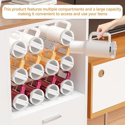 Yieach 3 Tier Stackable Water Bottle Organizer - Image 4
