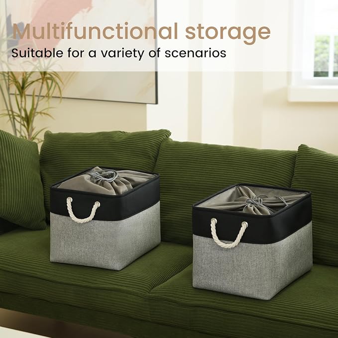 16x12x12 In Foldable Fabric Large Storage Bins - Image 6