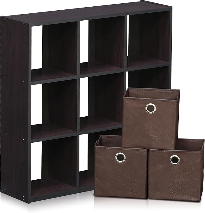 Furinno Simplistic 9-Cube Organizer - Image 7