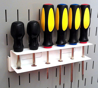 Wall Control Screwdriver Holder Bracket Slotted Metal Pegboard Accessory - Image 4