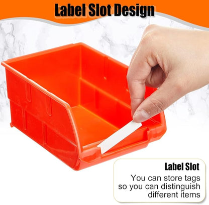 Maitys Wall Mounted Storage Bins Plastic Hanging Stackable Storage Parts Garage - Image 5