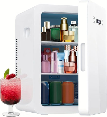 advwin 22L Mini Fridge for Bedroom, 30 Cans Portable Cooler & Warmer Compact by ADVWIN