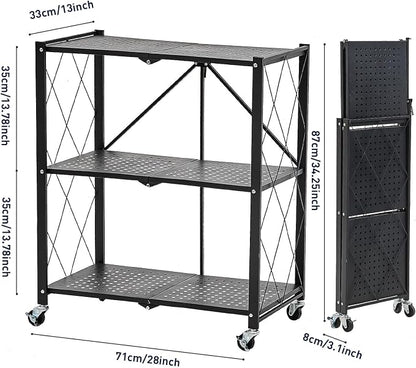 BRIAN & DANY 3-Tier Foldable Storage Shelves - Image 3