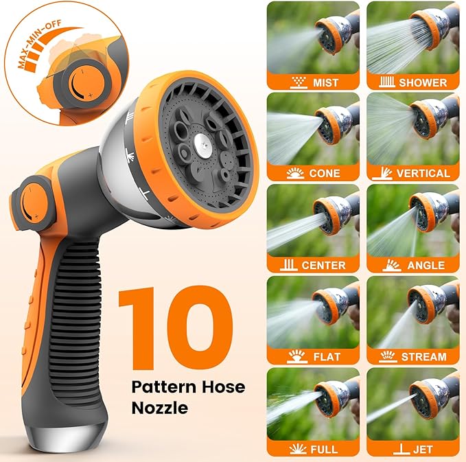 Retractable Garden Hose Reel 1/2” x 100ft, Auto Rewind Hose Reels - Image 5