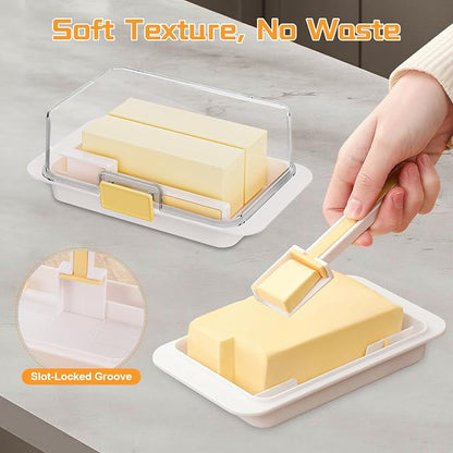 White Airtight Butter Dish - Image 5