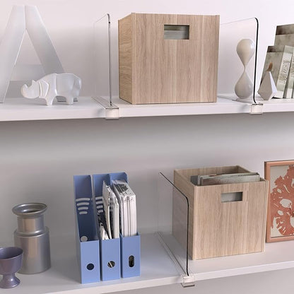 Acrylic Shelf Dividers for Closet Organization, Closet Shelf Organizer Closet - Image 7